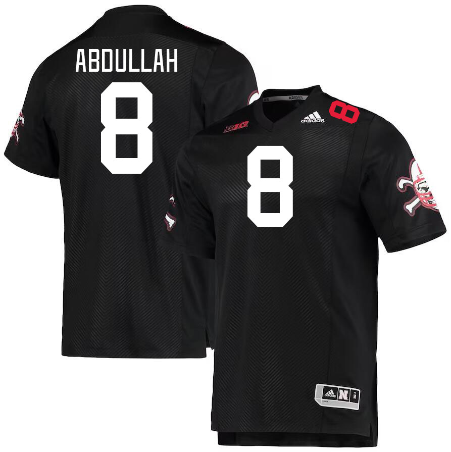 #8 Ameer Abdullah Nebraska Cornhuskers Jerseys Football Stitched-Black